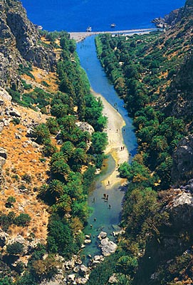 Flussmündung Preveli 